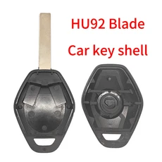 BMW 리모트 카 키 EWS 시스템 키리스 315/433MHz 호환 E38 E39 E46 X3 X5 Z3 Z4용 JXKEY ID44칩 (배터리 포, 05 HU92-Shell, 02 1 pieces