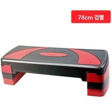 스텝박스 3단 높이조절 유산소 운동발판 홈트 계단운동 피트니스, 6. 78CM 검정과 빨강 3층 요가 페달