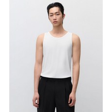 무신사 스탠다드 쿨탠다드 메시 슬리브리스 언더셔츠 화이트 524353