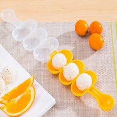 미니 주먹밥틀 소풍도시락싸기 주먹밥도구 주먹밥모양틀, 주먹밥3단틀, 1개, 단일상품1