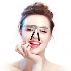 여성 눈썹 키트 일자형 그리기 가이드 곡선형 라인 19342pc 1(EA)