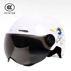 전기자전거 초대형 헬멧 대형 경량 하이바 초경량 어반 자동차 트렁크 오토바이 특수, 1개, R.5XL업그레이드3C모델흰색우주인B