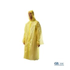 일회용 우의 어른용 노란색 성인용