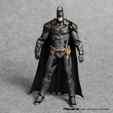 Zhijing Bruce Wayne Arkham Knight PVC 액션 피규어 소장 모델 장난감 7(Black), 1개, 검은색