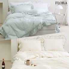 러빙 80수 고밀도 순면 사계절 차렵이불 단품 및 세트 SS/Q/K 3colors