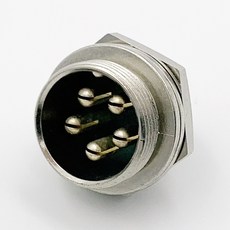 써큘러 커넥터 N-20-5R 항공잭 항공단자 20mm 5P 국산, 1개