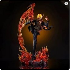 [원피스 피규어] 상디 35cm 애니메이션 PVC 스태츄 데스크탑 장식품 컬렉션 스태츄 모델 장식