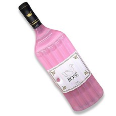 풍선 수영장 라운지 뗏목 매트리스 펀 매트 클래식 컨버터블 블루 에어 소파, Bottle Of Rose