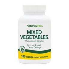 Natures Plus 네이쳐스 플러스 믹스드 베지터블 180 태블릿 식물성 영양제