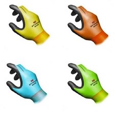 한국쓰리엠 전기기사 전선작업 감전방지 절연장갑 안전장갑 한켤레 배관작업 반 코팅 글러브 노가다 목 장갑 3M, 옐로우, 3개