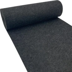 250x30cm 공예용 펠트 원단 3mm 두께 플레이스매트 예술 공예품 패치워크 DIY 재봉 재료 내구성 있는, 02 dark gray