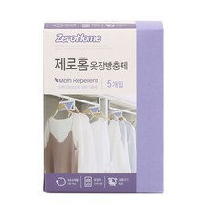 크린스타 제로홈 옷장방충제 라벤다 5p, 10g, 1개