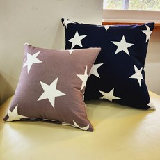 쭈앙 쿠션커버 35x35 50x50 옥스포드 순면 소파쿠션 의자쿠션 커버 안감있음 국내생산, 스타그레이