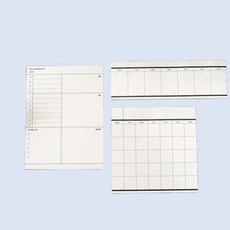 먼슬리 주간 월간 만년형 다이어리 스케줄러 스케쥴노트