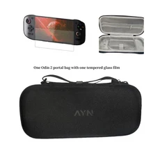 기존 AYN Odin 2 포털 케이스 보관 가방 Antifall 공식 게임 콘솔 상자 강화 유리, 01 China Mainland, 02 Bag with 1pc Film