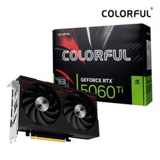 COLORFUL 컬러풀 지포스 RTX 5060 Ti GAMING DUO D7 8GB 도우정보, RTX5060Ti 8GB GD