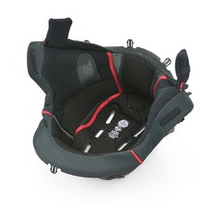 NOLAN(노란) 오토바이 헬멧 N70‑2X/N70‑2GT용 보수품 내장 ASSY S 사이즈용 레드 99764