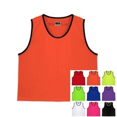 유소년용 팀조끼 주황 1개입 상의 축구유소년팀조끼