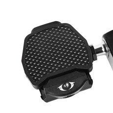 락모터스 자전거 평페달 어댑터 2개세트 KEO SPD 호환 클릿 플레이트, 1세트, SPD블랙