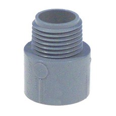 Carlon E943e 남성 4인치 PVC ctn 어댑터 회색