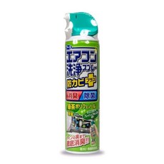 アースエアコン洗浄スプレー防カビプラス冷氣機清洗劑，防霉除菌，綠茶多酚消臭，清新森林香氛, 420ml, 1個