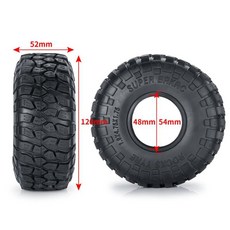 휠 타이어 고무 락 폼 인서트 크롤러, 4. 1.9inch-2PCS, 1개