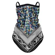 자전거 귀걸이형 캐슈 스컬 오토바이 하프 페이스 아이스 실크 통기성 자외선 차단 넥 게이터 남녀 공용, Color: 1. FE-05, 1개