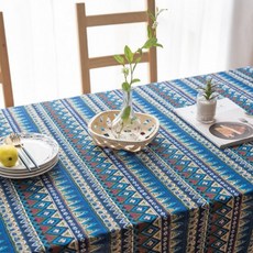 아름다운 식탁 고급 캠핑 홈 차박 피크닉 소품 테이블보 식탁보 다용도 멀티 에스닉 패턴 포인트 파티 용품 센스있는 주방 꾸미기 이사 필수 추천