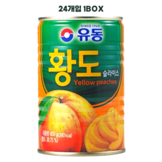 유동 황도 슬라이스, 400g, 24개