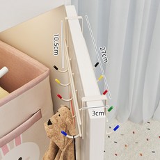 DFMEI 櫃門彩色雙面掛鉤宿舍門後鑰匙架免打孔衛生間浴室牆上毛巾浴巾架, 1個, 彩色單面掛鉤:如圖