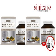시니케어 마카루트 4000 포맨 고함량120정_1개 2개_SINICARE MacaRoot 4000 Complex 120S[원산지 호주], 2개, 120정