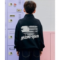 지프 JEEP JEEPKIDS 히스토리 루트 반넥 맨투맨KR5TSU850BK 410410
