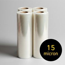 라이프존 스트레치필름 공업용랩 파레트랩 포장랩 1박스(4롤), 투명/15mic*500mm*350m, 1개 투명/15mic*500mm*350m, 1개