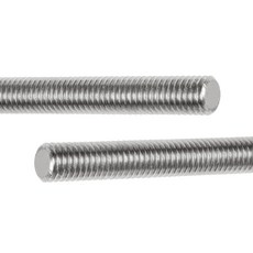 M8x250mm 풀 스레드 로드 M8-1.25 2개 304 스테인리스 10인치 길이 강철 오른손 메트릭 모든 스터드 배터리 포스트 확장