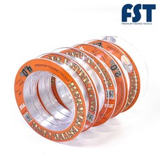 에스테르라인 100m 한치 갑오징어 갈치 아징 기동줄 쇼크리더 자작채비, 2호, 1개, 투명