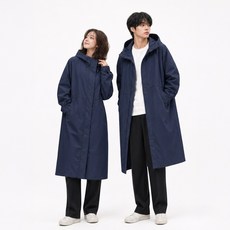 그린유니언 에센셜 레인코트 남녀공용 골프 우비 비옷 우의, 1개, 네이비