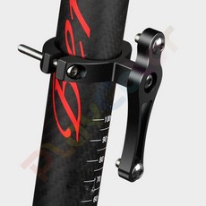 鋁合金可旋轉萬用水壺夾轉換頭 單車快拆式水壺架轉接座, 1個