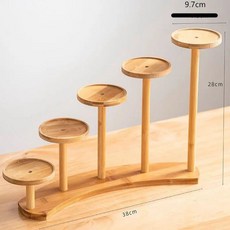 전시대 계단 진열대 우드 스탠드 3단 제품 업소용 용품