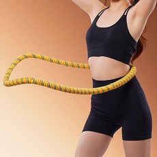알레노브 다이어트 실내 스프링 무소음 훌라후프, 분홍, 1개, 1.45kg