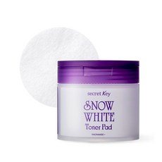시크릿키 스노우 화이트 토너 패드 80p, 1개, 80매입