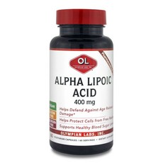 OLYMPIAN LABS a-硫辛酸 400 mg素食膠囊, 1個