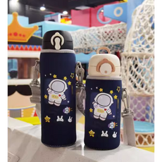 뚱보 350/400/500 보냉온 텀블러 생수 물병 파우치 가방, 우주, 1개