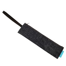 BZF本之豐 丹寧風加大環保筷袋 - 餐具收納袋, 黑色, 1個