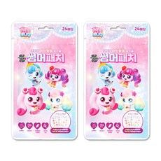 캐치티니핑 썸머패치 24p 유아 어린이 여름 활동시 벌레 해충 차단 퇴치 스티커 방향제, 8g, 2개