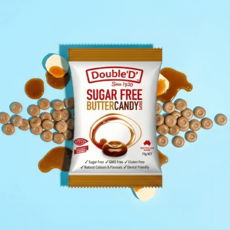Double D 無糖奶油風味糖果 70g, 1個