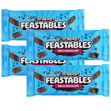 미스터비스트 초콜릿 피스터블 밀크초콜릿, 60g, 4개