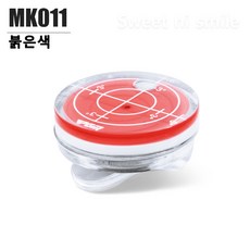 PGM 골프 수평 볼마커 볼마크 경사수평 MK011, 레드, 5개