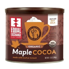 Equal Exchange 유기농코코아 메이플시럽맛 겨울간식 340g (이퀄익스체인지), 1개, 1개입