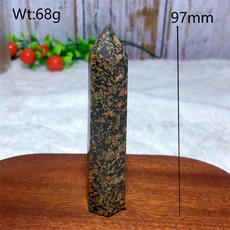 순지트 엘리트 순가이트 힐링 천연 크리스탈 타워 포인트 원석 에너지 미네랄 광석 집 장식 방 선물, 12