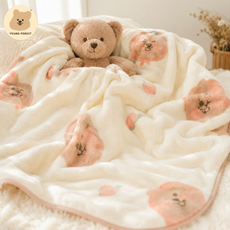 역시즌할인) 젤리크루 극세사 담요 휴대용담요 포근한 극세사 밍크 캐릭터 치치랜드 무릅담요 사계절용 차량용 캠핑용 학생선물 학교준비물 무릎담요 따뜻한 포근한 이쁜 휴대하기좋은, 영이의숲_피치 베이비 꽃카 극세사 담요